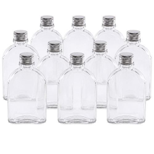 Glass flask bottles with - glass,