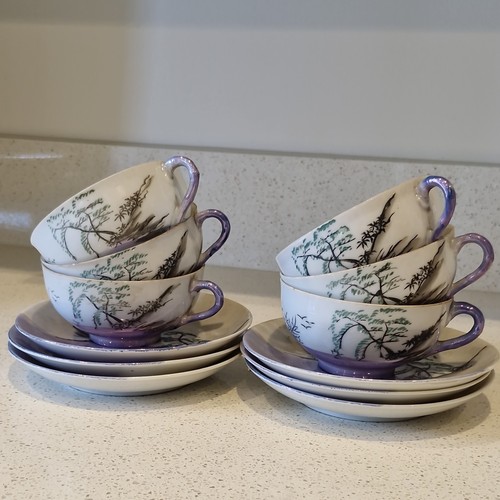 Set japanese eggshell - of, 6