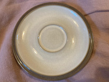  4 x Denby Everyday Saucers - Brown ‘Cappuccino’ Stoneware - Made in England