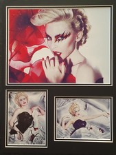 KYLIE MINOGUE - 16x12 Mounted Signed Official 6x4 Photocard - MUSIC - SINGER