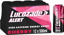 lucozade Alert Cherry blast Energy Drink Pack of 12x500ml