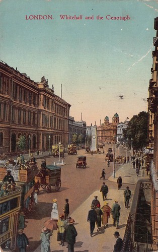 Postcard london whitehall - -,