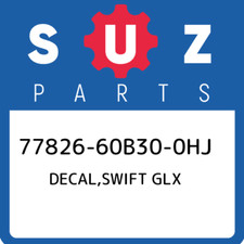 77826-60B30-0HJ Suzuki Decal,swift glx 7782660B300HJ, New Genuine OEM Part