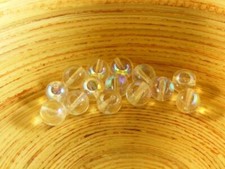Beads 14x 8mm Round Glass