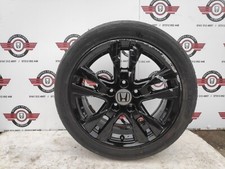 HONDA CIVIC MK8 GENUINE 17 " INCH ALLOY WHEEL + TYRE 225 45 17 4MM BLACK