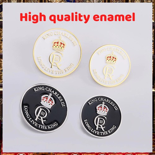 Coronation king charles button - charles,