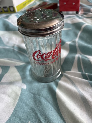 Vintage coca cola glass sugar - coca,