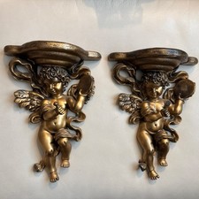 2 Vintage Cherub Putti