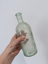 Antique green glass - , bottle