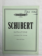 Schubert Sonatina In G Opus 137 DV 408 For Violin And Piano Sheet Music