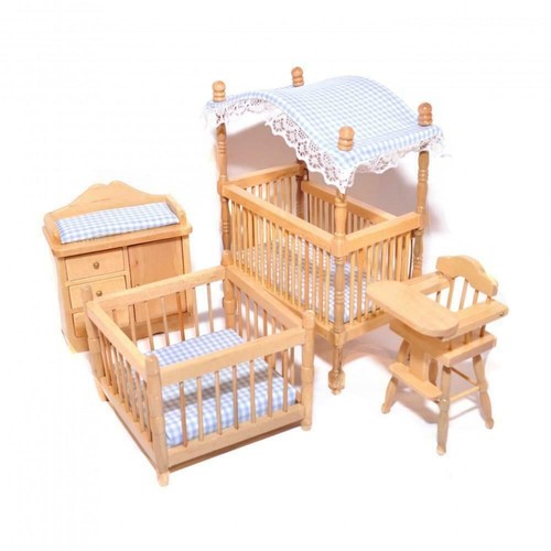 Dolls house nursery - nursery, furniture