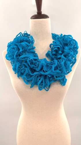 Handmade ruffle yarn - handmade, scarf