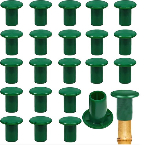 Small garden cane caps - caps, rubber