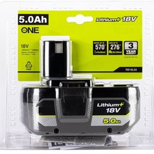 18V 5.0Ah Genuine Lithium Battery For Ryobi P108 ONE+ Plus RB18L40 RB18L50 P104