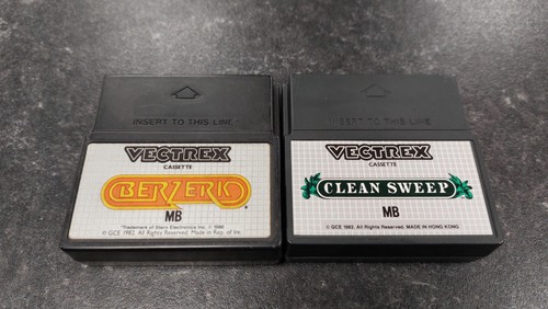 Vecrex games clean sweep - games,