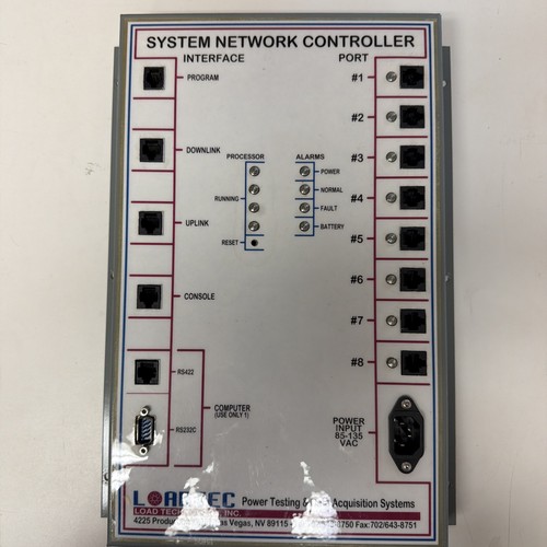 Load bank system network - load,