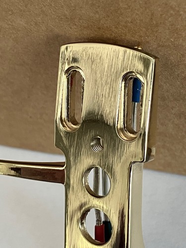 Gold headshell silver - headshell,