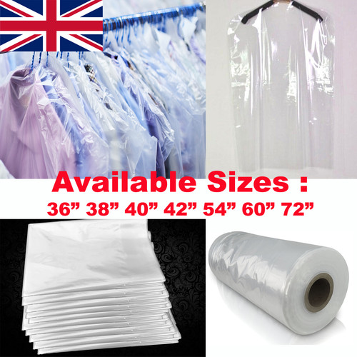 Clear garment protection cover - clear,