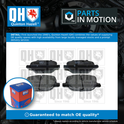 Brake pads set fits alfa - fits, romeo