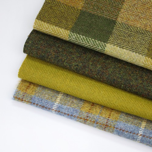 Harris tweed green pcs - tweed, x