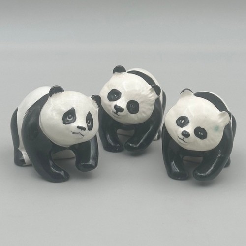 Small beswick ceramic pandas - pandas, 3
