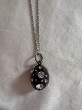 Faberge Egg Pendant Necklace