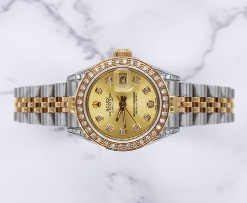 Ladies steel gold rolex - ladies,
