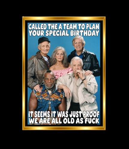 Birthday card funny - card, joke