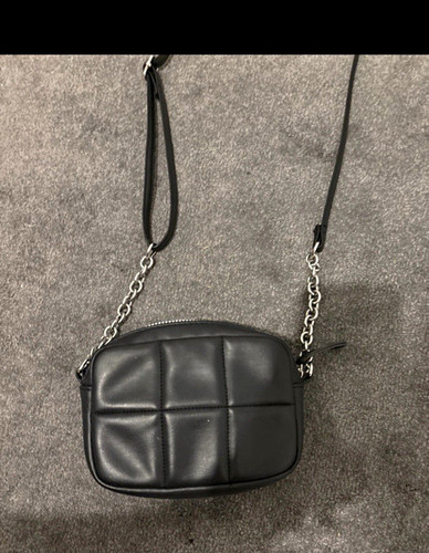 Primark black quilted faux - black,
