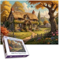 Little Cottage 1000 Piece Jigsaw Puzzle Charming English Countryside Escape