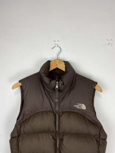 Brown north face sleeveless - brown,