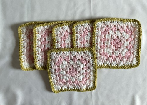 Hand crocheted cm granny - crocheted,
