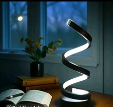 Spiral LED Table Lamp, 3 Color