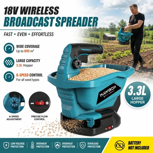 Wireless seed spreader - wireless,