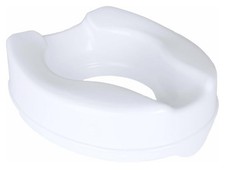 Homecraft Raised Toilet Seat 4 Inch (10 cm) – Toilet Riser for Elderly, Disabled