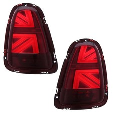 For Mini R56 2010-2014 Red Union Jack Rear Lights Upgrade Dynamic Sequential