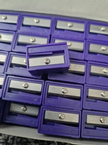 100 purple sharpeners plastic - 100,