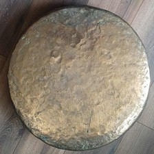 Large Brass Dinner GONG USED