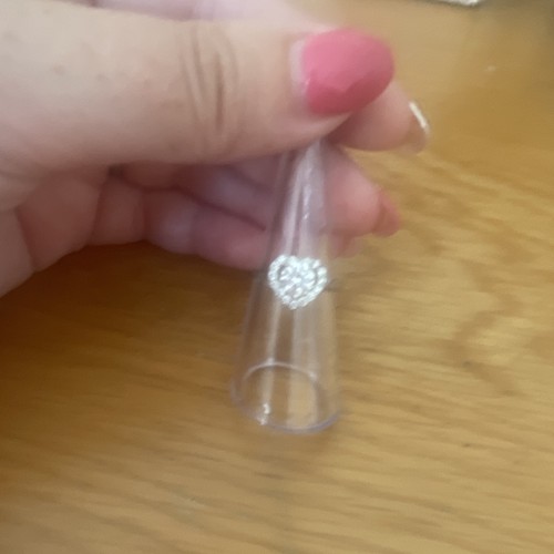 Silvery heart halo - heart,