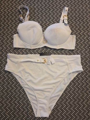 Ann summers white bikini size - white,