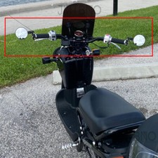 Round 7/8" Handle Bar End Rearview Mirrors For 2014-2022 Honda Grom 125 Ruckus