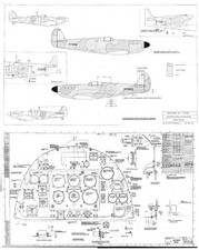 SUPERMARINE SPITFIRE PLANS Mk