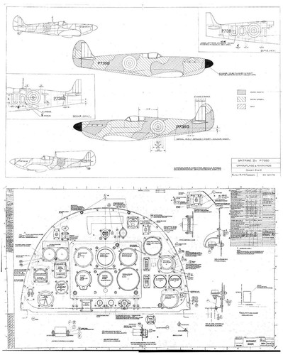Supermarine spitfire plans - supermarine, mk