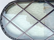 Double Glazed Panel,185x484mm, 4mm toughened leaded low E 4mm tough minster