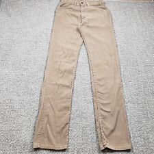Vintage 70s LEVIS Corduroy Pants 28x34 Brown Bedford Cord Made in USA Talon 42