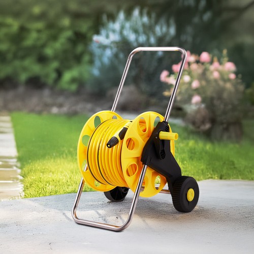 Garden hose reel trolley - hose,