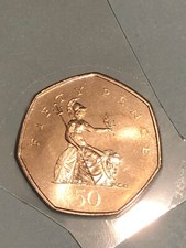 1997 50p Fifty Pence First Small Style Coin Britannia Uncirculated UK BUNC