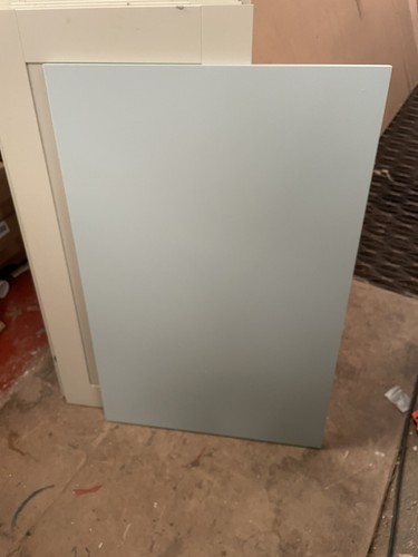 Light blue kitchen end - blue, panel