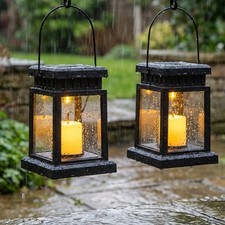 2pcs Solar Powered Lantern