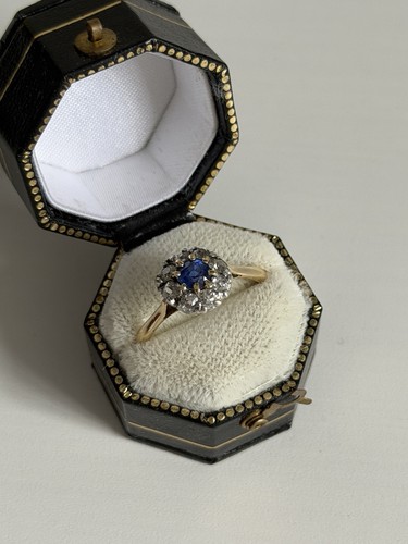 Vintage antique sapphire and - sapphire,